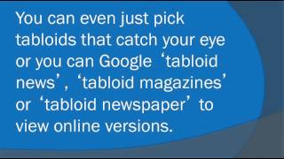 How The Tabloids Can Teach You To Write