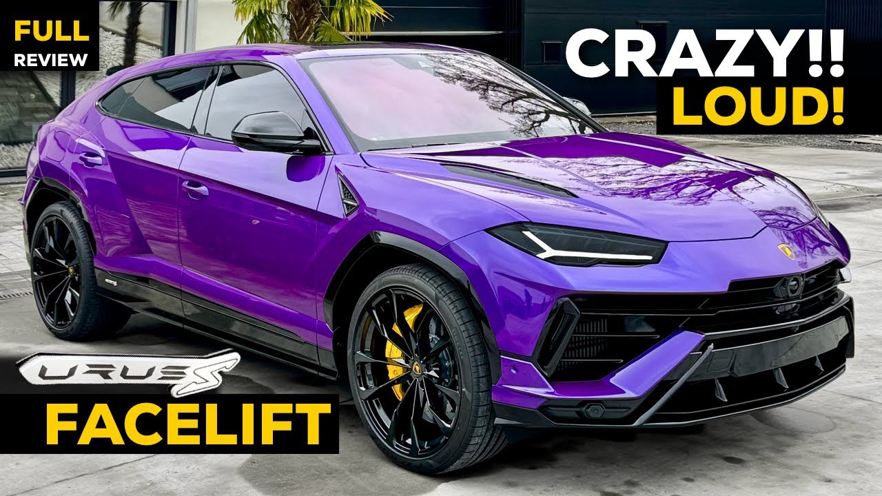 2024 Lamborghini URUS S NEW Facelift BRUTAL LOUD Sound V8 Revs