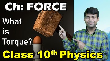 Ch: Force | Moment of Force or Torque | Class 10th Physics ICSE