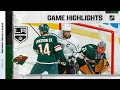 Kings @ Wild 4/10 | NHL Highlights 2022