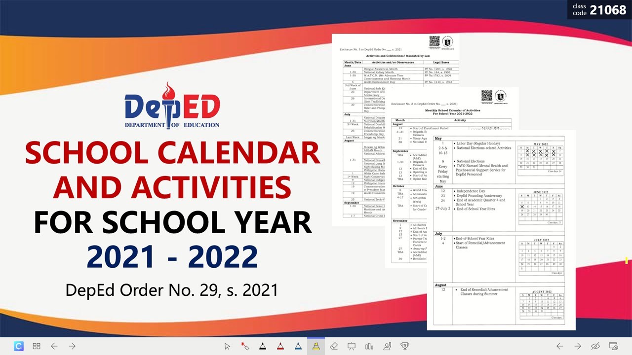 Deped School Calendar Of Activities 2023 Get Calendar 2023 Update