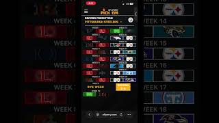 Predicting the Steelers record #shorts #fyp #nfl #youtube