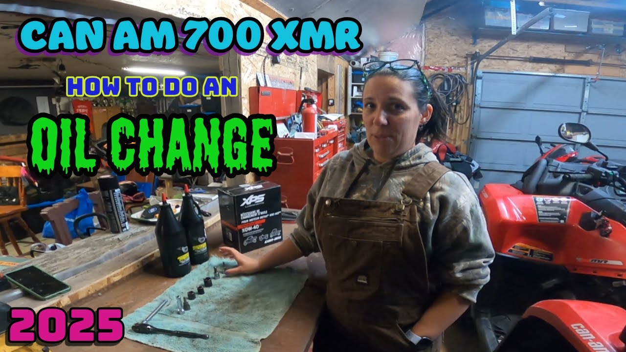 2025 Can AM 700 XMR Oil, Transmission, & Differential Fluid Change