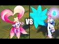 Spirit Blossom Ahri vs Star Guardian Ahri Legendary Skins Comparison (League of Legends)