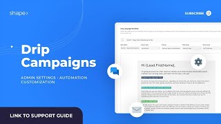 Drip Campaign Automation in Shape Software CRM