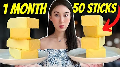 I ate 50 sticks of butter in 1 month (here's what happened..)