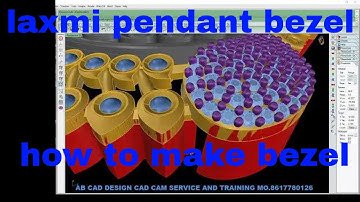 laxmi pendant bezel । in Matrix v9।। how to make bezel।। #matrix #rhino
