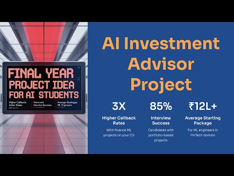 AI Investment Advisor Project: Robo-Advisory with Portfolio Optimization & Python (2026 Placements)