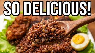 Try This Red Rice And Black Eyed Beans Recipe.