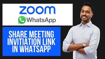 How to Share Zoom Meeting Link in WhatsApp | Invite to Zoom Metting via WhatsApp