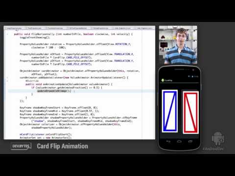 DevBytes   Cardflip Animation