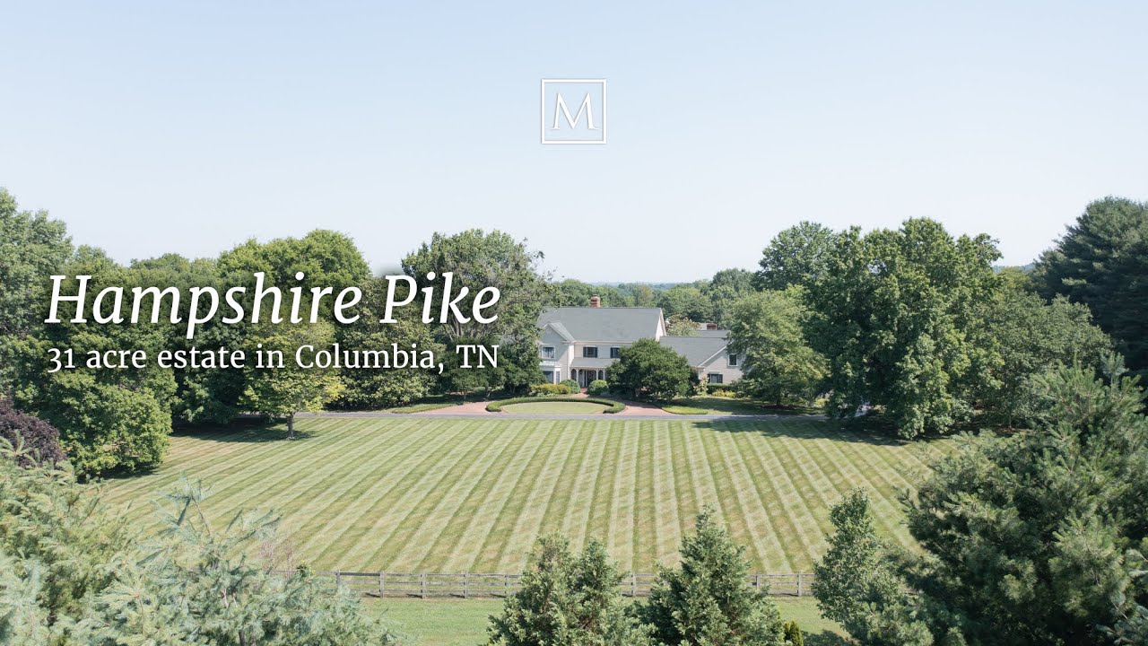 31 acre estate for sale in Columbia, TN YouTube