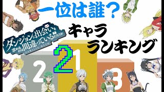 上位争いが接戦 ダンまちキャラランキング2 Youtube