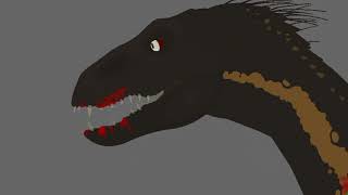 T.ocellus controls dead indoraptor. Animation test
