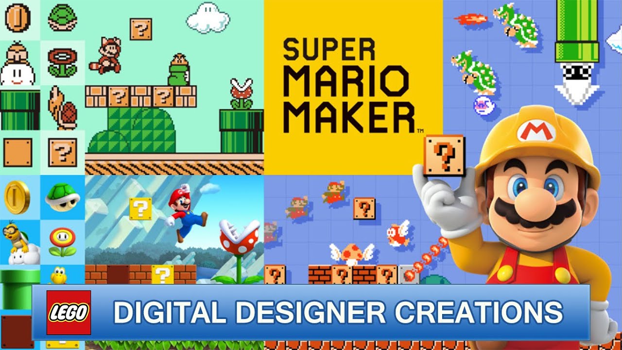 Super Mario Maker LEGO Digital Designer Creations YouTube