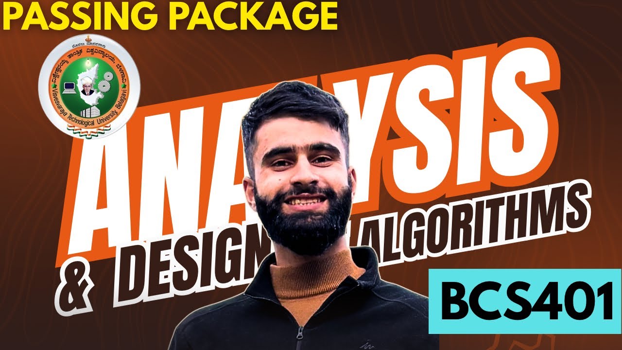 BCS401 Vtu Important Questions | Analysis & Design Of Algorithms - YouTube