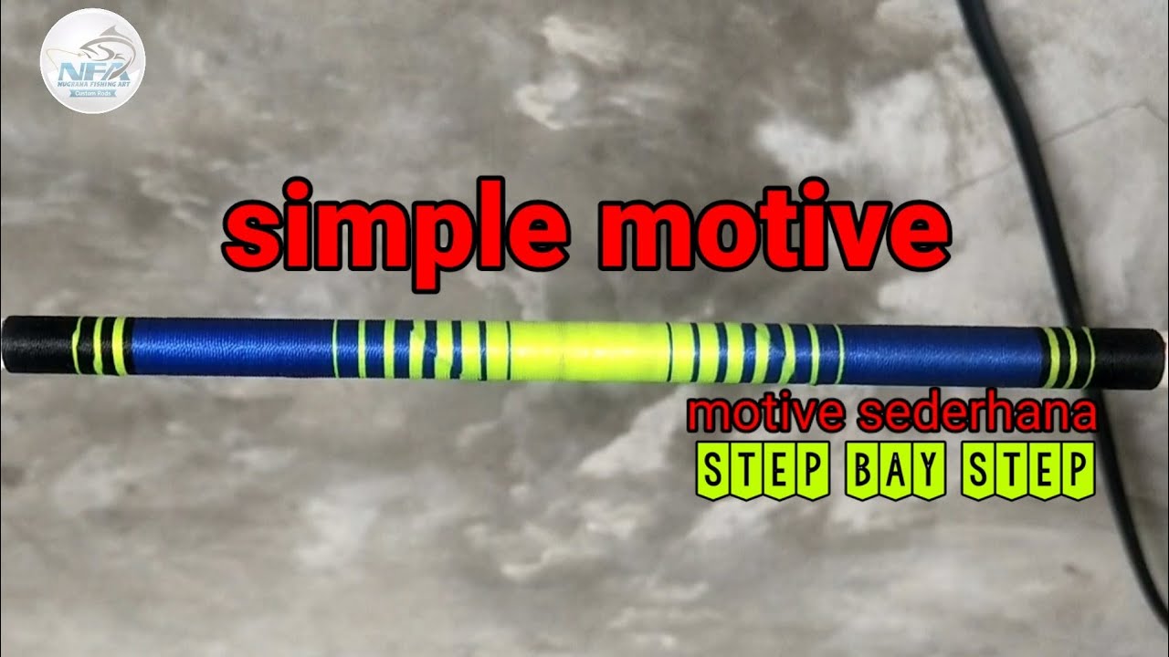 #tutorial melilit/#wrapping joran motif sederhana