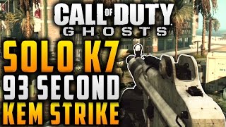 Famous COD Ghosts: RUSHING FAST SOLO 93 SECOND K7 KEM STRIKE! (Advanced Warfare Camo KEM Strike Gameplay) Net Worth