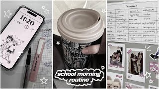 ₊˚⊹ 🎼 school morning routine!! чем я занимаюсь перед школой ;₽₽ ✧⋆｡˚