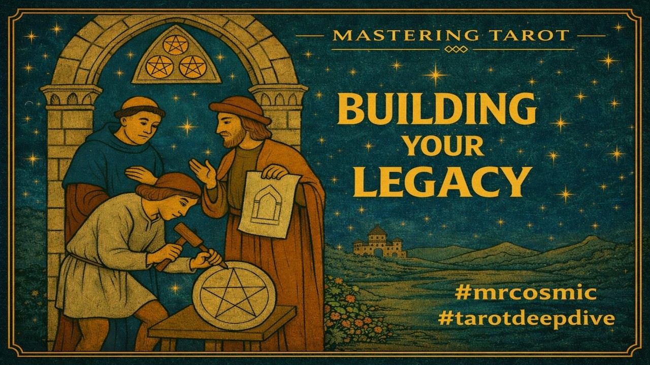 Three of Pentacles: How Skill Becomes Destiny #mrcosmic #tarotdeepdive thumbnail