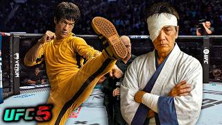 الأيكيدو الآسيوي ضد بروس لي (EA Sports UFC 5) - مباراة إعادة screenshot 5