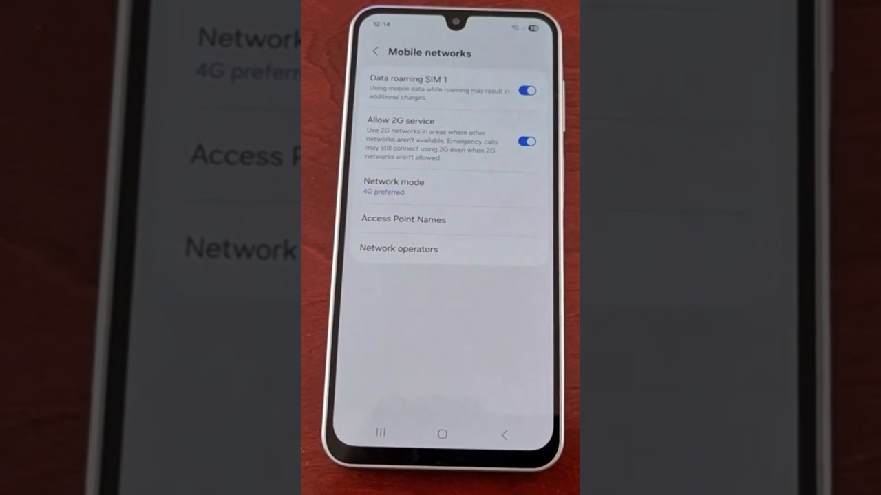Samsung Galaxy A17 5G How to Turn Off 5G Network & Switch to either 4G Or 3G Networks
