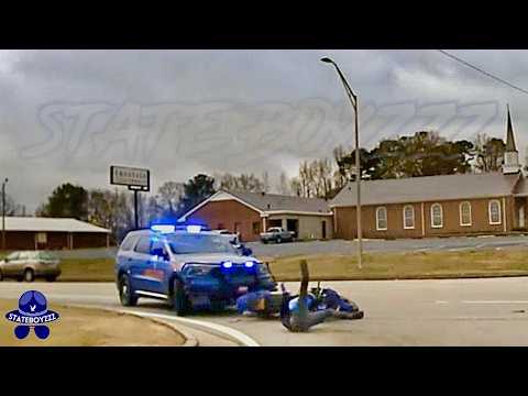 Sport Bike Clocked At 130MPH Tries To Outrun GSP | Doesn't End Well!