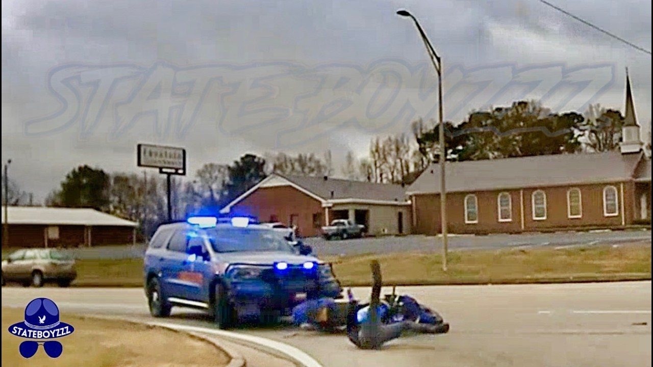 Sport Bike Clocked At 130MPH Tries To Outrun GSP | Doesn't End Well!