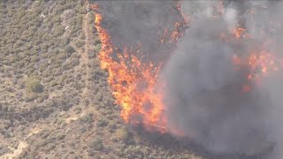 Soledad Fire burns 1,100 acres in Santa Clarita