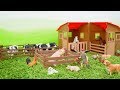Farm Animals Toys and Farm Barn Playset for Kids