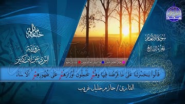 سورة #الأنعام | بصوت القارئ : حازم خليل غريب | برواية البزي عن ابن كثير | جديد #المجد