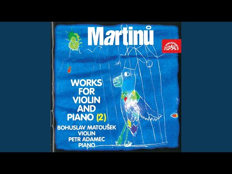 Sonata No. 2 for Violin and Piano, H. 208 - Poco allegretto