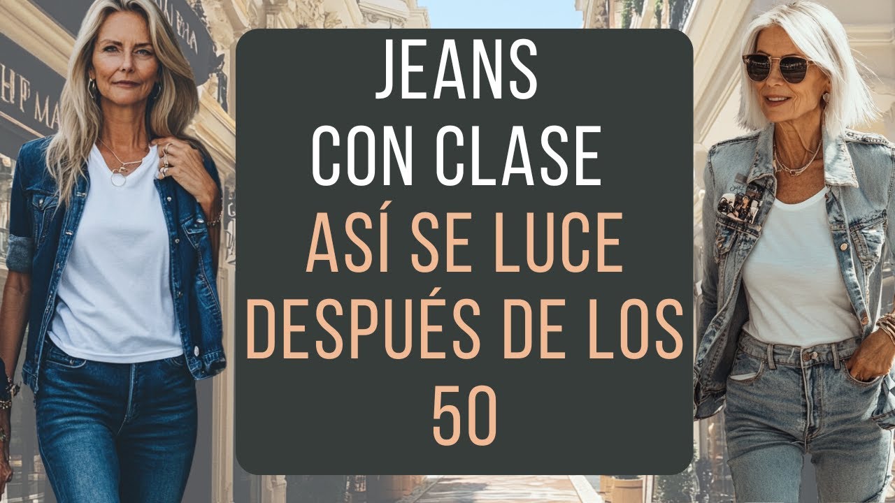 Jeans con elegancia – estilo 50+ sin esfuerzo