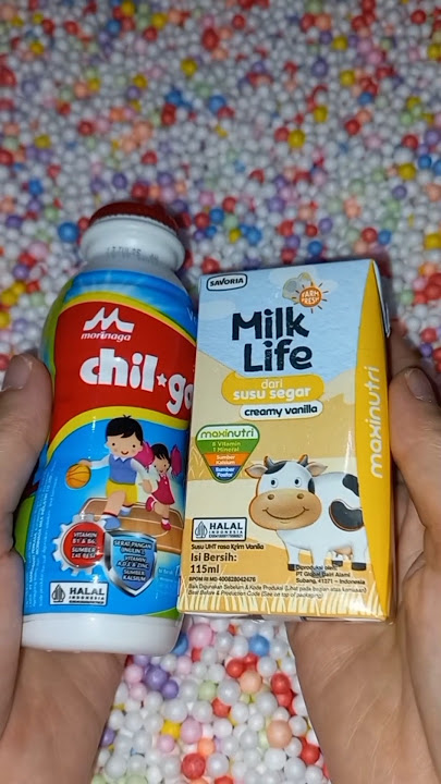 menemukan susu milk life vanila dan susu morinaga vanila dikardus #jajanan #huntingjajan #jajan
