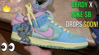 EARLY LOOK! VERDY X NIKE SB DUNK LOW DROPPING SUMMER 2024! (Sneaker Unboxing)