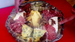Meat and Cheese tray from Brooklyn Deli in downtown St Petersburg