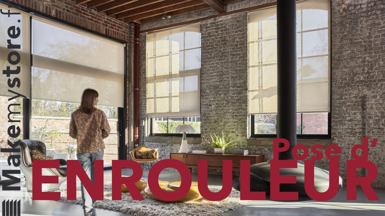 Comment poser un store enrouleur ? - YouTube