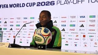 PRESS CONFERENCE: HEAD COACH RUDOLPH SPEID AHEAD OF MATCH AGAINST DR CONGO
