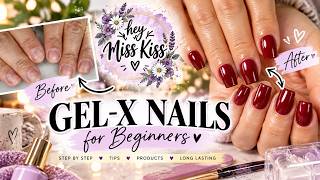 BEGINNER GELX NAIL TUTORIAL