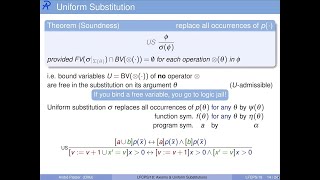 FA'18 18: Axioms & Uniform Substitutions - Logical Foundations of Cyber-Physical System