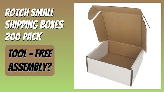 REVIEW (2026): ROTCH Small Shipping Boxes 200 Pack. Features