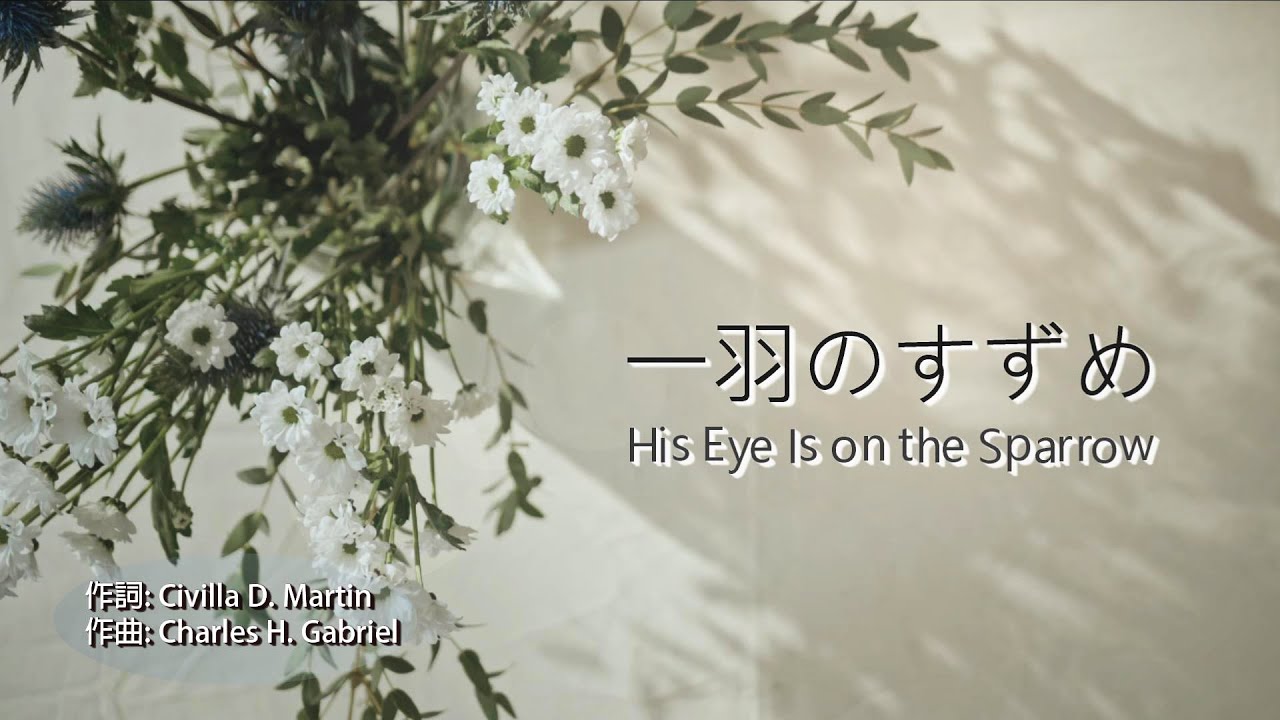 一羽のすずめ/ His Eye Is on the Sparrow【私達の賛美】 - YouTube