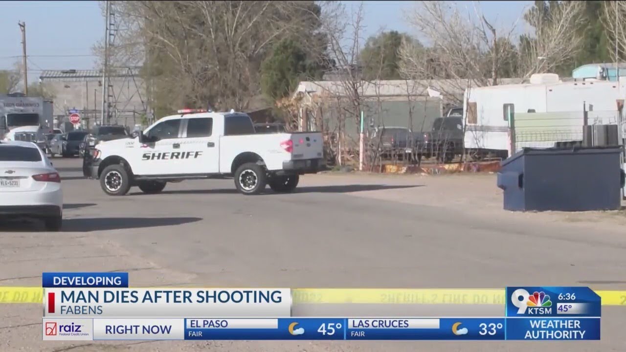 Man dies after shooting in Fabens