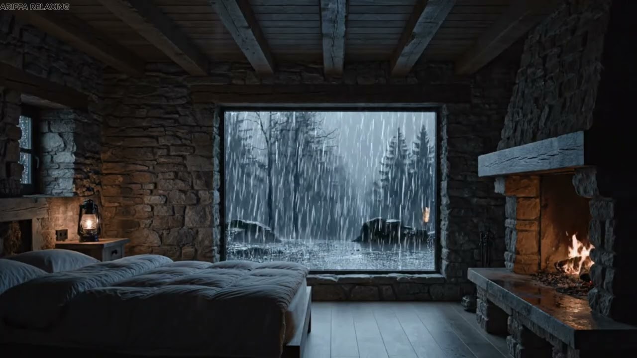 Relaxing Piano Music & Rain Sounds for Deep Sleep, Stress Relief, Anxiety Calm & Peaceful Rest