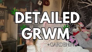 DETAILED GRWM + GARDEN SESSION 🪴 | Madi Arielle