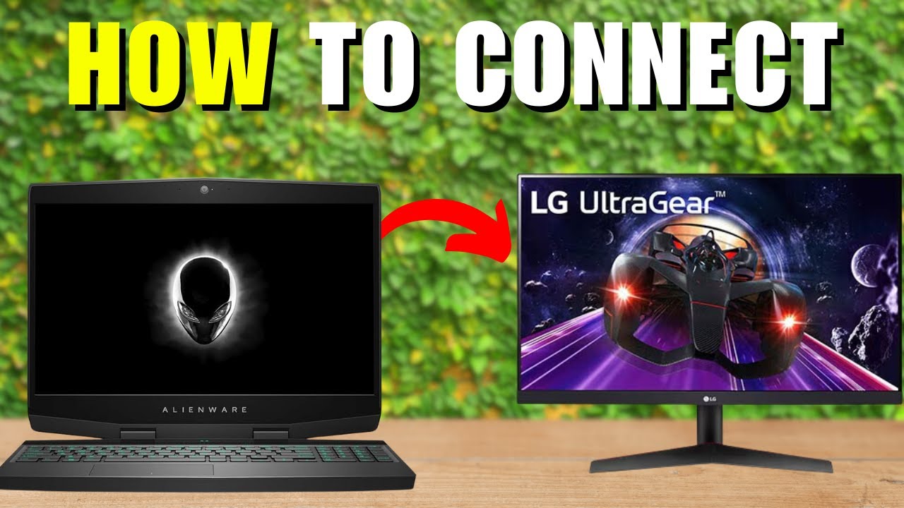How To Connect Alienware Laptop To Monitor - YouTube