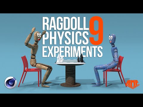 RagDoll Experiments 9 | Physics fun in Cinema 4D