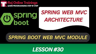 Spring Boot Web MVC Architecture | Spring Framework and Spring Boot FULL COURSE