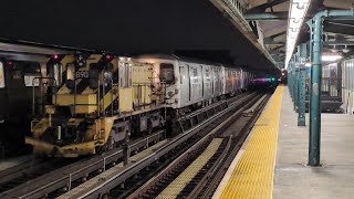 NYC Subway: R46 Scrap Transfer to 9th Avenue- 6082-6085 & 5850-5853