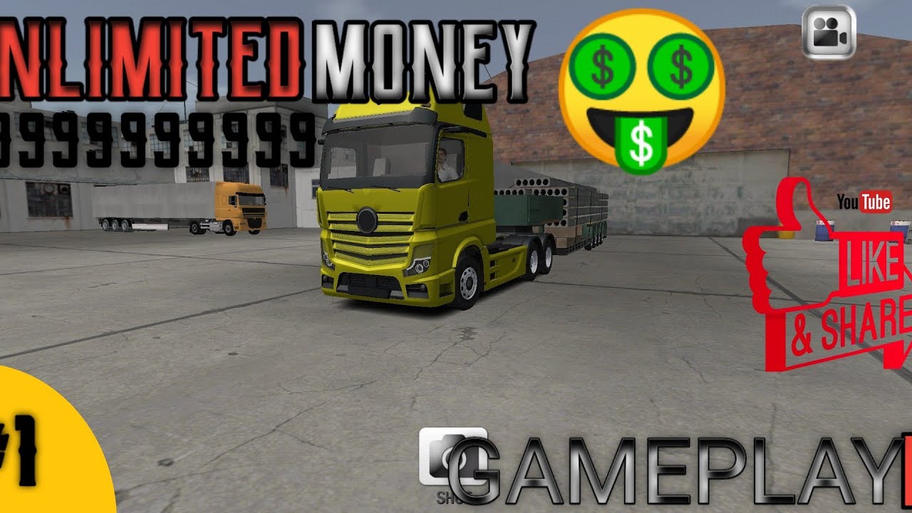 Euro Truck Driver with unlimited money hack mod apk game play YouTube